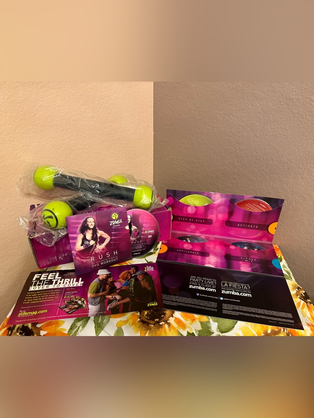 ZUMBA Fitness Exhilarate Body Shaping System - 5 DVD Workout Set